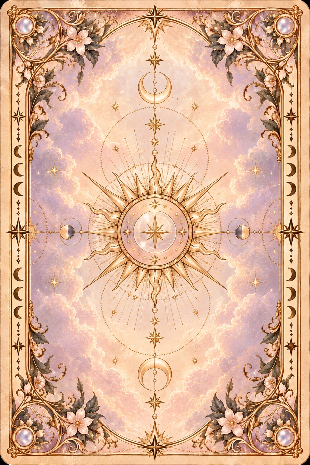 Veet Maya tarot card back